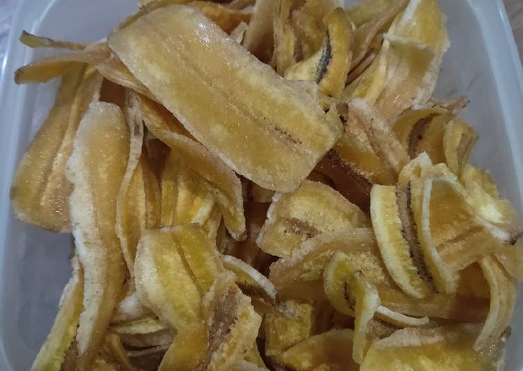 Resep Keripik pisang renyah &amp; gurih yang Menggugah Selera