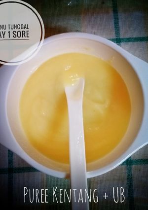 Foto resep Menu tunggal MPASI Puree Kentang