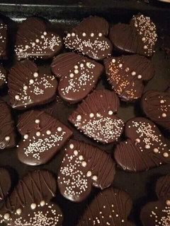 صورة لوصفة قلوب شوكولاته