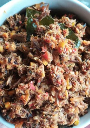 Foto resep Tongkol suir (isian panada)