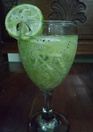 Foto resep Es kuwut melon