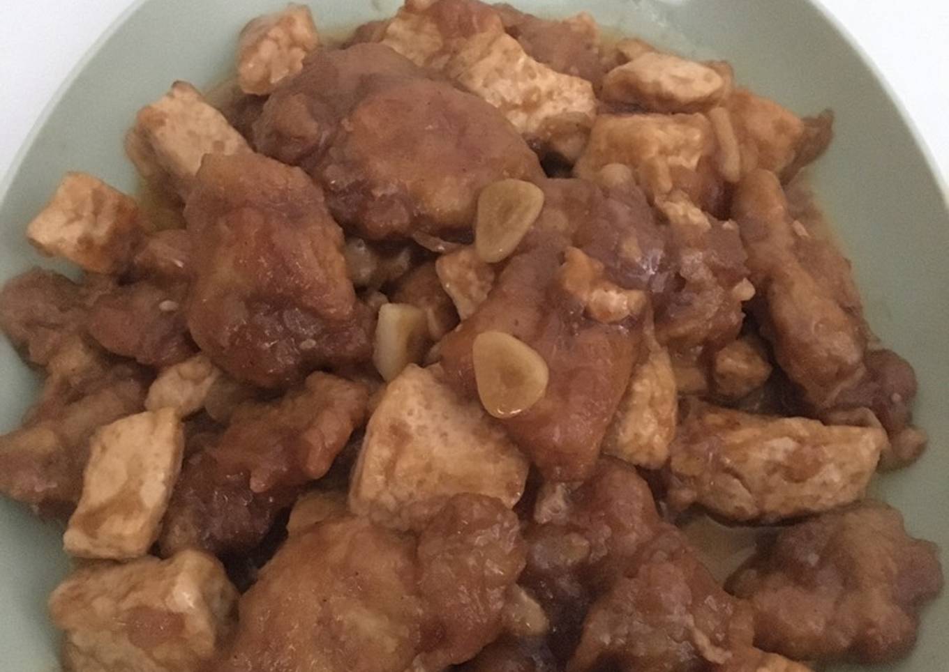 Ayam Tahu Goreng Saus Mentega