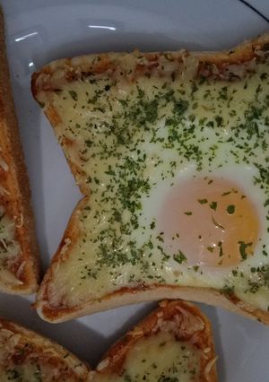 Foto resep Egg chessy bread toast roti panggang keju telur