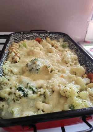 Tepsiben sült zöldséges csirkemell rizottó 🍱 recept fotója