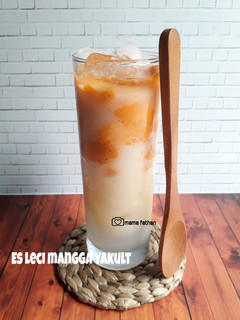 Foto resep Es leci mangga yakult
