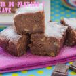 Brownie de plátano y chocolate