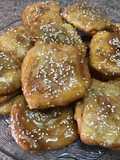 Rghayef de Ramadán rellenos con miel / Comida de Marruecos