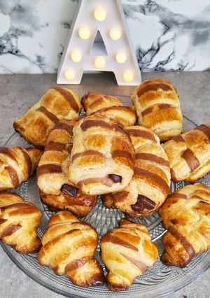Une photo de Viennoiseries bi color