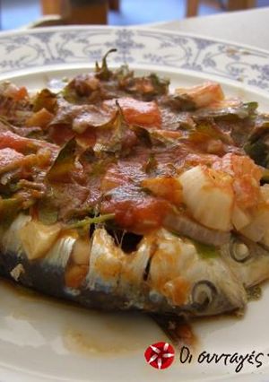 A picture of Fragrant sardines in the oven.