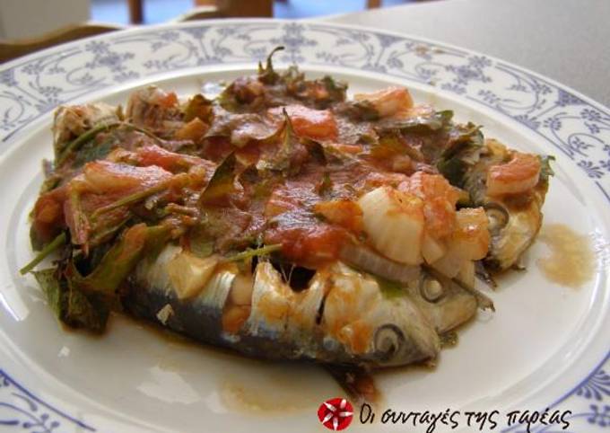 Fragrant sardines in the oven