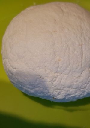 A picture of Homemade paneer cheese.