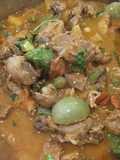 Spicy Red Curry with Grilled or Fried Chicken
