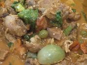 A picture of cherry tomato curry