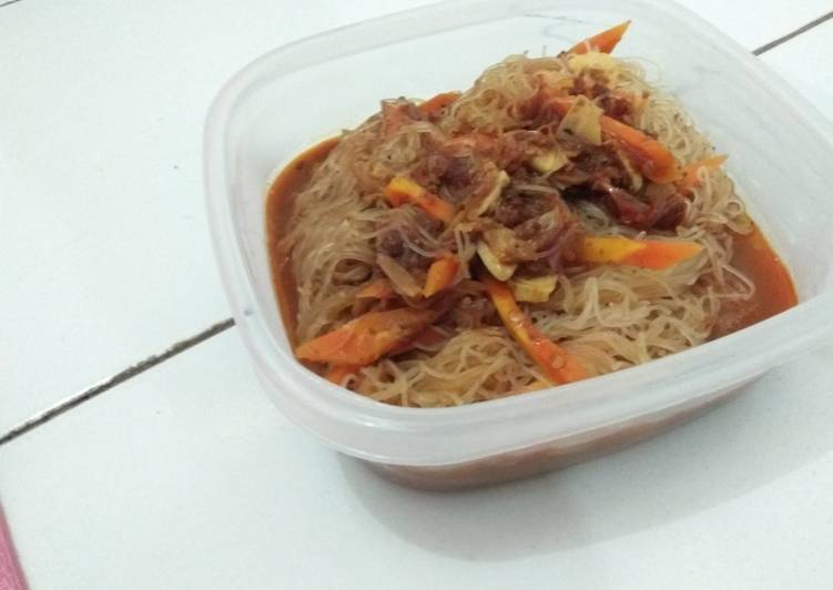 Resep Bihun kuah ricecooker (masakan anak kos), Menggugah Selera