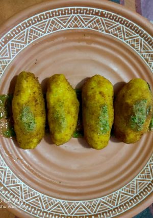 A picture of Poha cutlet.