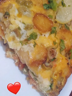 صورة لوصفة غراتان بدون لحم بنينة 😋