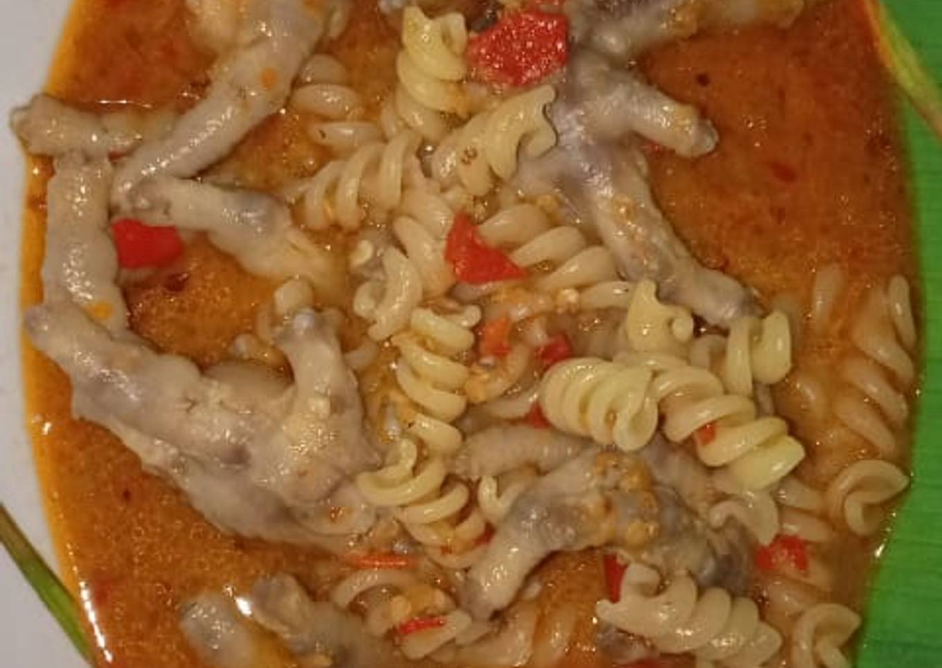 Seblak makroni ceker super duper pedas