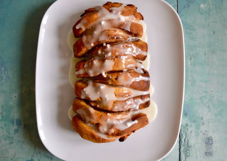 Recipe of Any-night-of-the-week Cinnamon Pumpkin Tear &amp; Share Bread