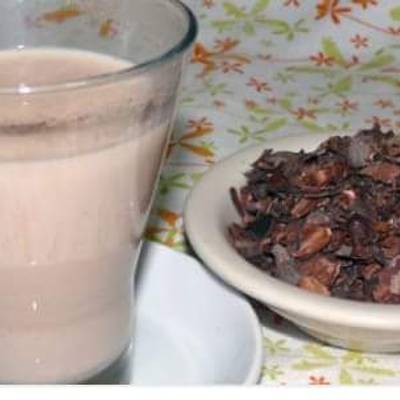 Chocolate caliente con cascarilla no vegan (?) ?? Receta de Mica vegan y  recetas para todos - Cookpad