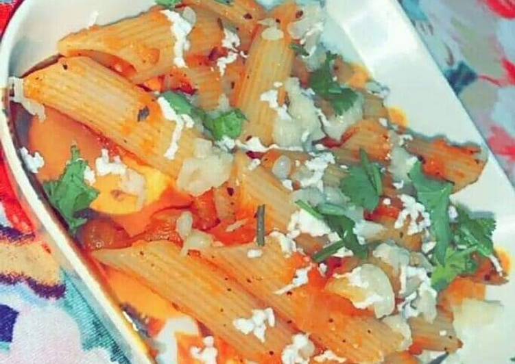 Red sauce pasta