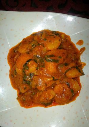 A picture of Yam porridge.