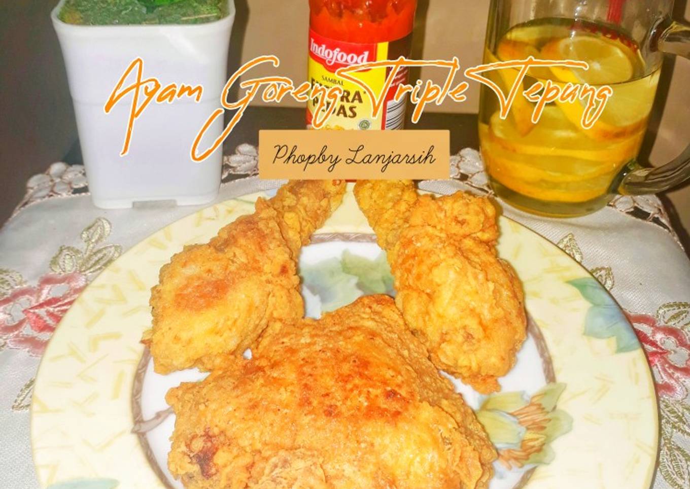 Ayam goreng tepung tiga lapis