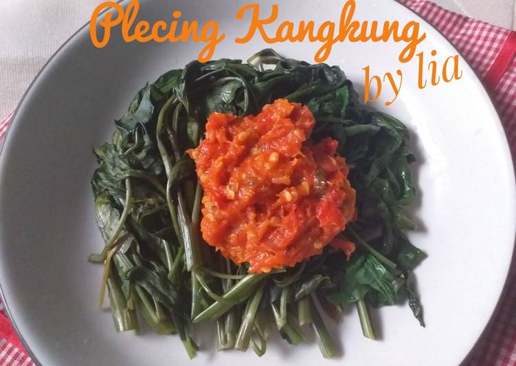 Recipe: Yummy Plecing Kangkung