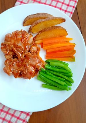 Foto resep 189. Chicken Steak with Barbeque Sauce