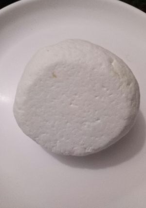 A picture of Homemade paneer.