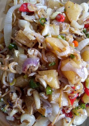 Foto resep Tumis bawang teri medan