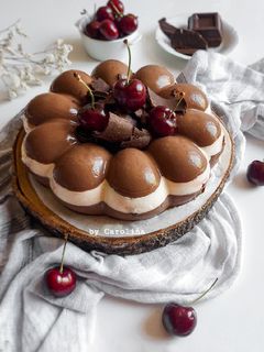Foto resep BlackForest Bundt Pudding
