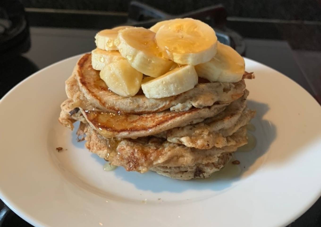 Tortitas de avena y plátano