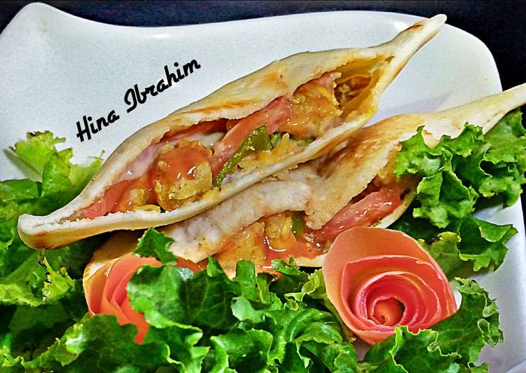 Recipe of Speedy Pita bread Shawarma