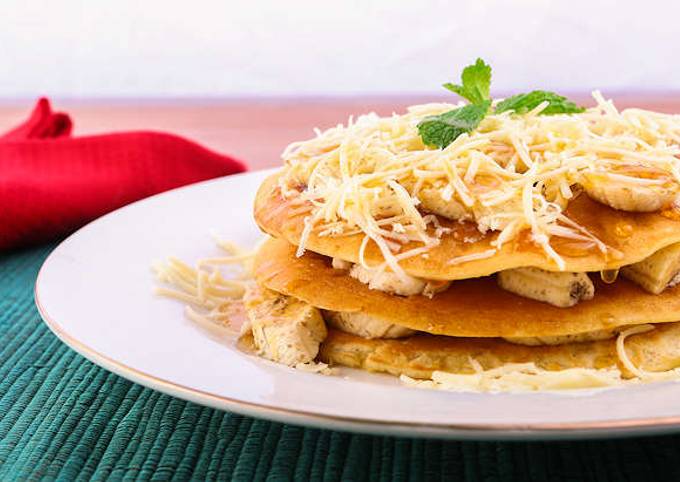 Resep Pancake Pisang Keju