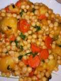 Githeri with potatoes