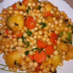A picture of Githeri with potatoes.