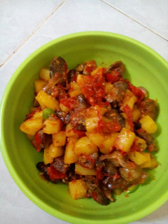 Foto resep Balado kentang ati ampela
