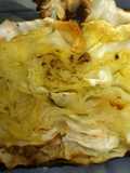 Rebanadas de col al horno
