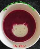 Đậu hũ non yến mạch sốt thanh long đỏ