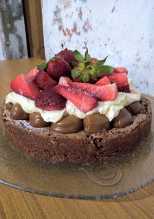Una foto de Torta brownie