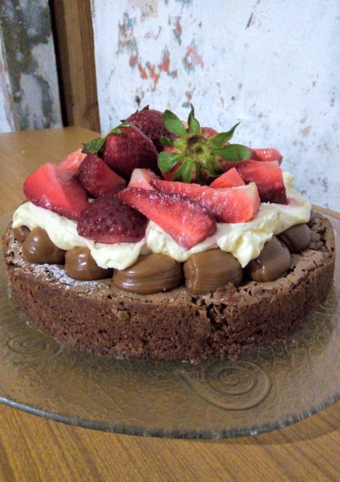 Una foto de Torta brownie