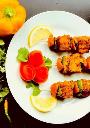 A picture of Falahari Sago Tikka.