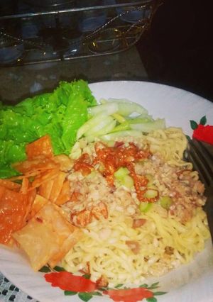 Foto resep Mie pangsit malang