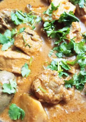 A picture of Chicken simple salan.