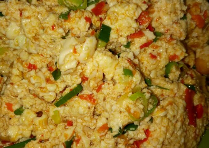 Oreg tahu pedas Simple