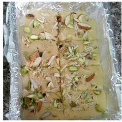 A picture of Milk powder Burfi.