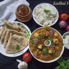 A picture of Dhaba Style Kadhai Paneer.