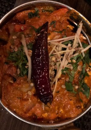 A picture of Kadai paneer.