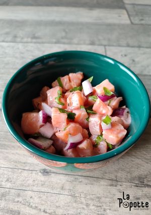 Une photo de Ceviche de saumon