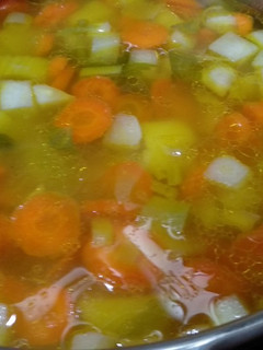 Una foto de Sopa de verduras